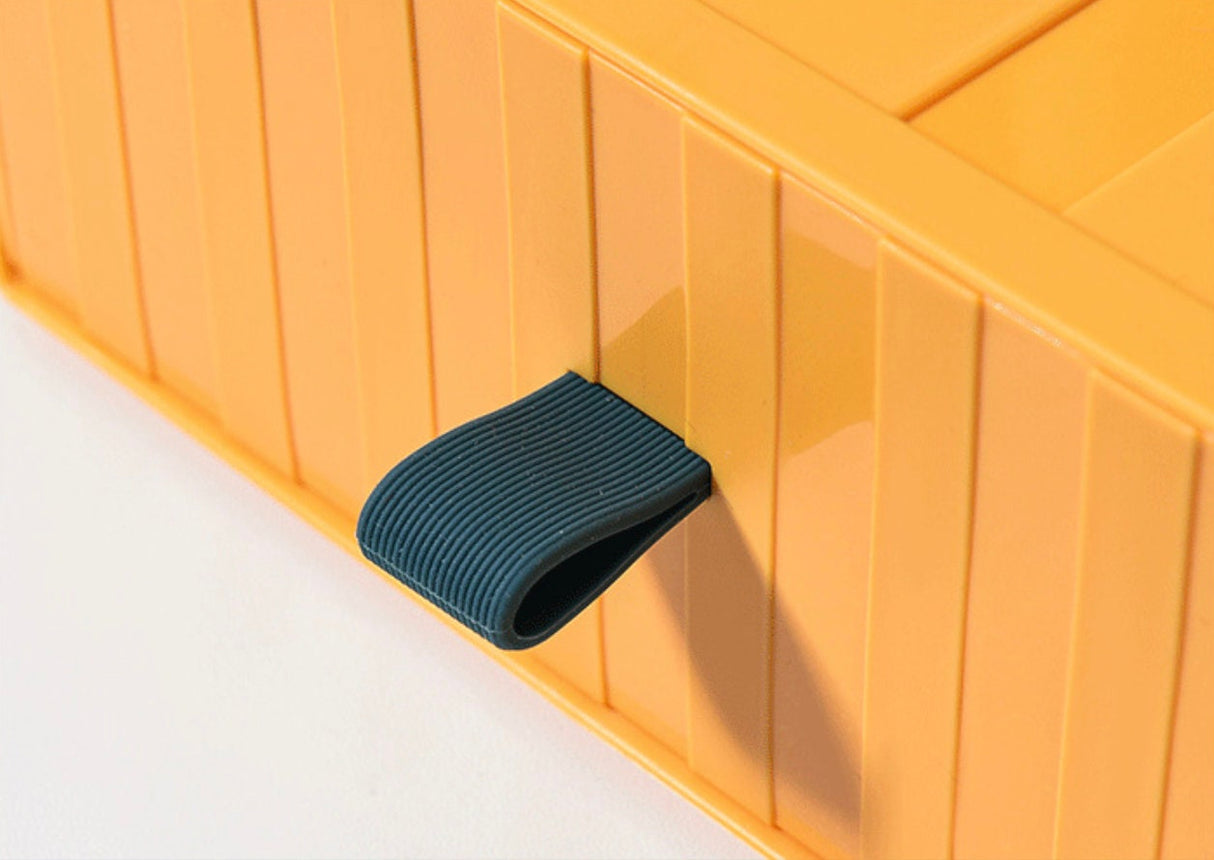 Pastel Coloured Stackable Storage Boxes for Desk