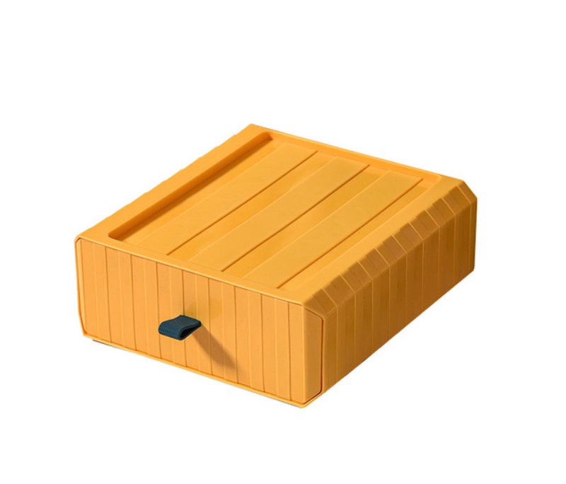 Pastel Coloured Stackable Storage Boxes for Desk