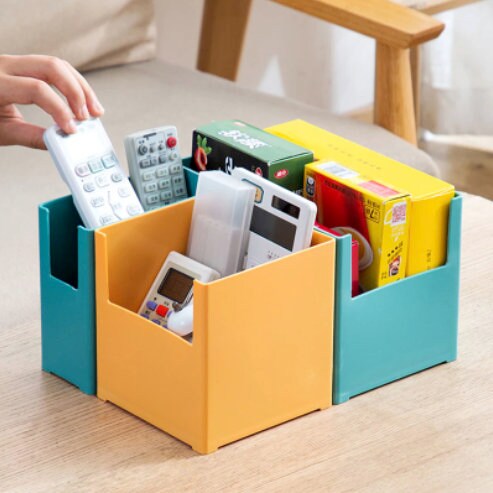 Pastel Coloured Desk/Cabinet Storage Boxes