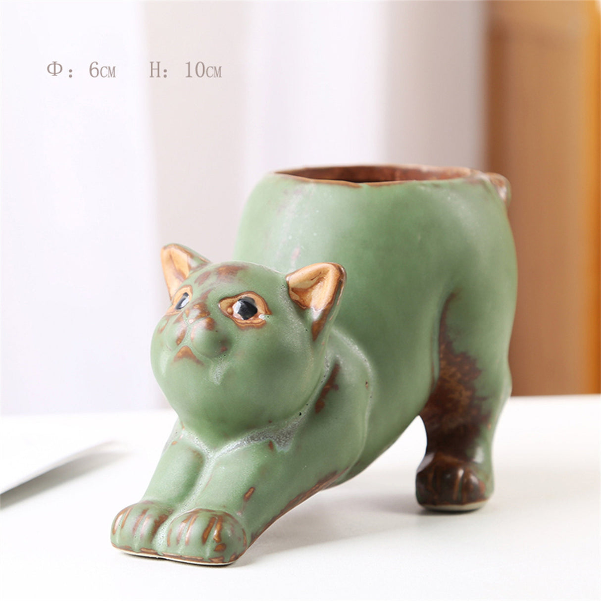 Planters|Ceramic Succulent Planters|Cat Ornaments|Office Decoration|Home Decoration|Modern Planters