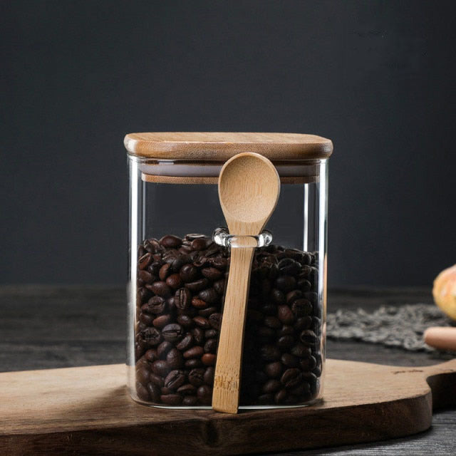 Jansen Storage Jars with Spoon