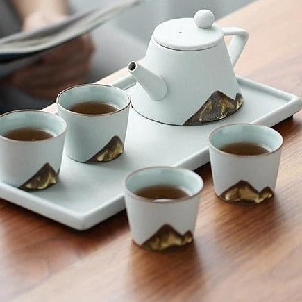 Distant Mountain Tea Tray