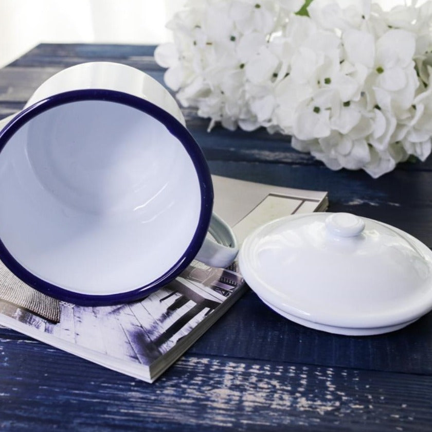 Joelle Enamel Coffee Mugs