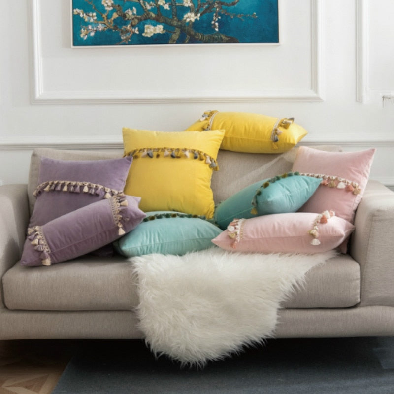 Joyful Tassel Pillow Covers