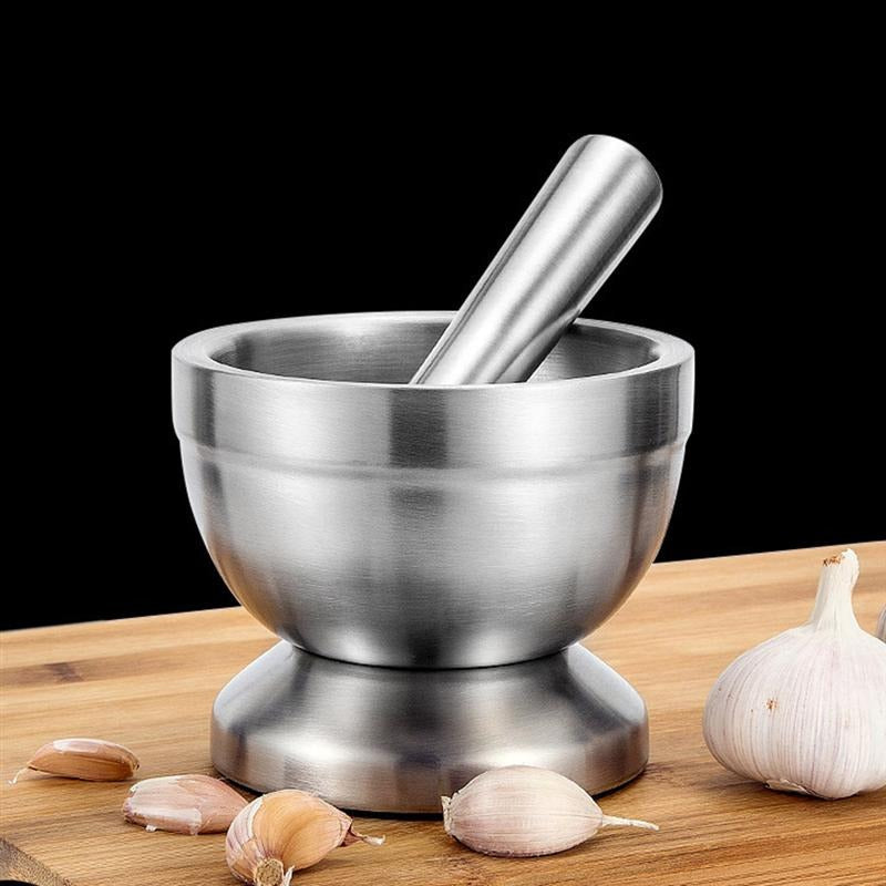 Julianna Stainless Steel Mortar and Pestle