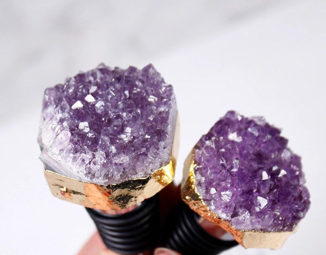 Kaya Amethyst Wine Stopper