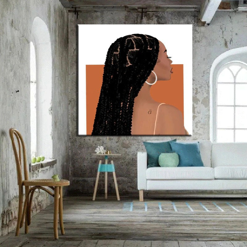 Khari Hand Painted Canvas