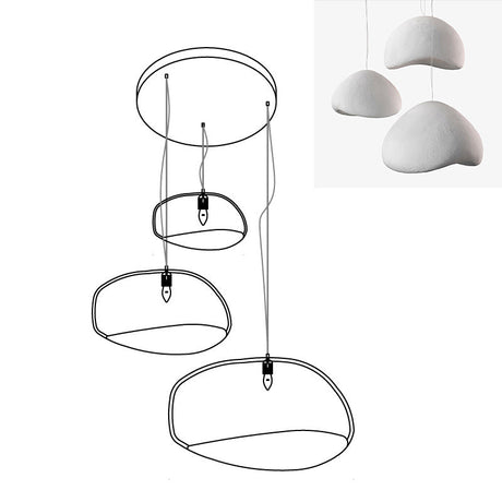 khmara Rough Combination Chandelier