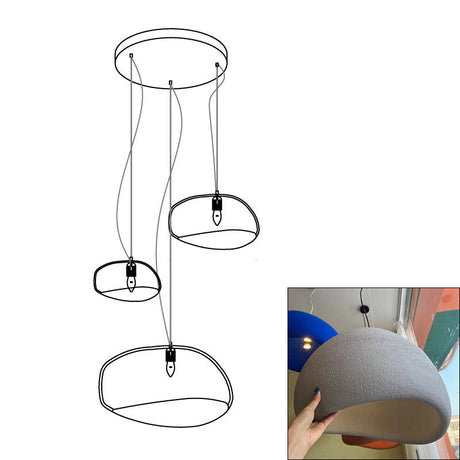 khmara Rough Combination Chandelier