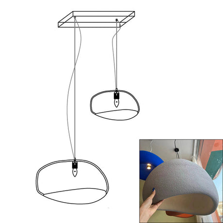 khmara Rough Combination Chandelier