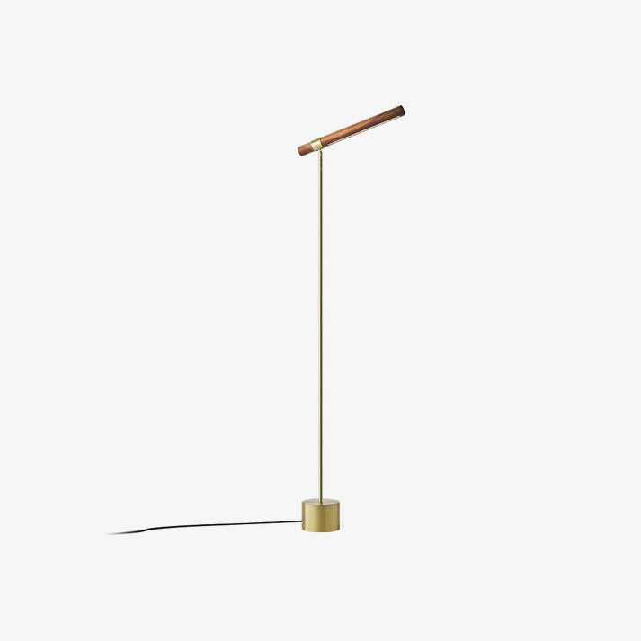Linear Wood Led Floor Lamp