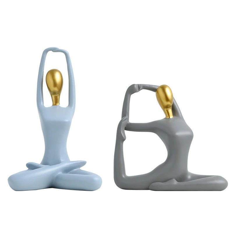 Lotus Yoga Statues