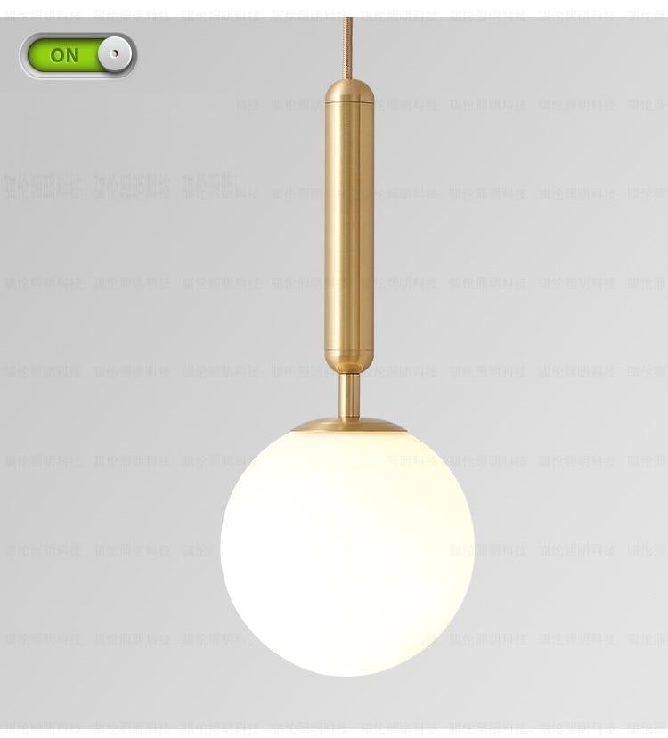 Luky - Modern Nordic Brass Pendant Light