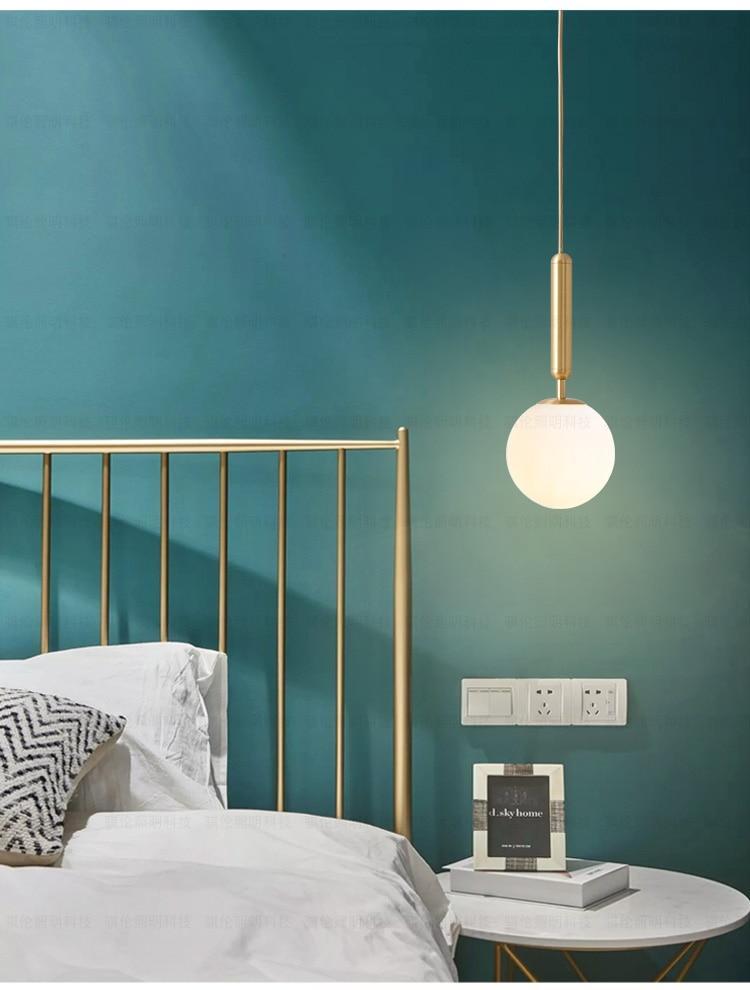 Luky - Modern Nordic Brass Pendant Light