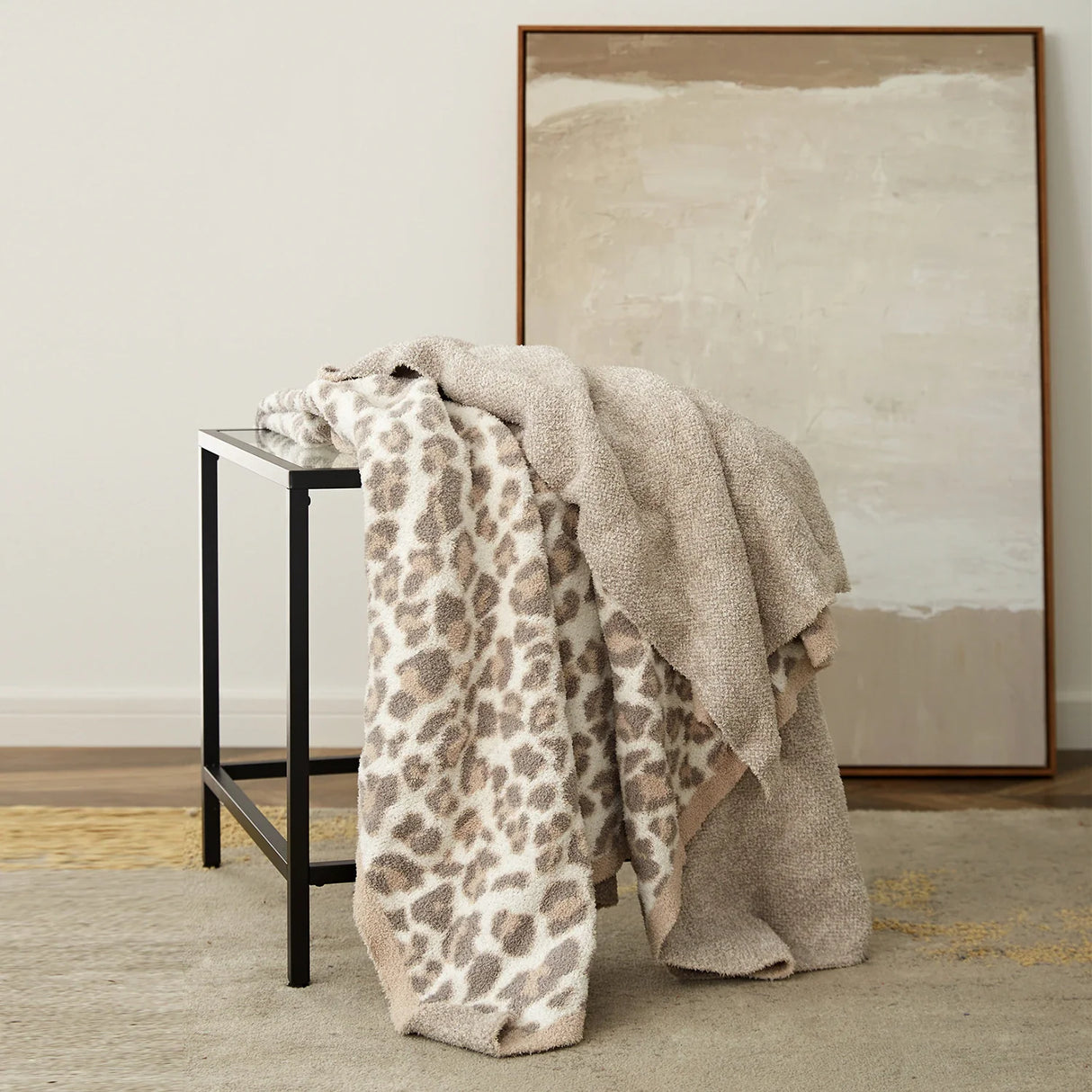 The Luxe Redux Leopard Throw Blanket