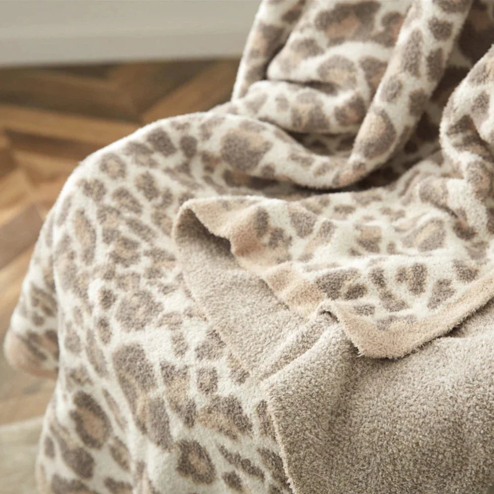 The Luxe Redux Leopard Throw Blanket