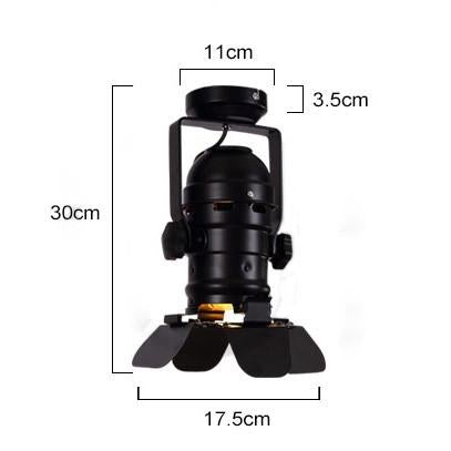 Classic Hollywood spotlight wall light sconce (retractable)