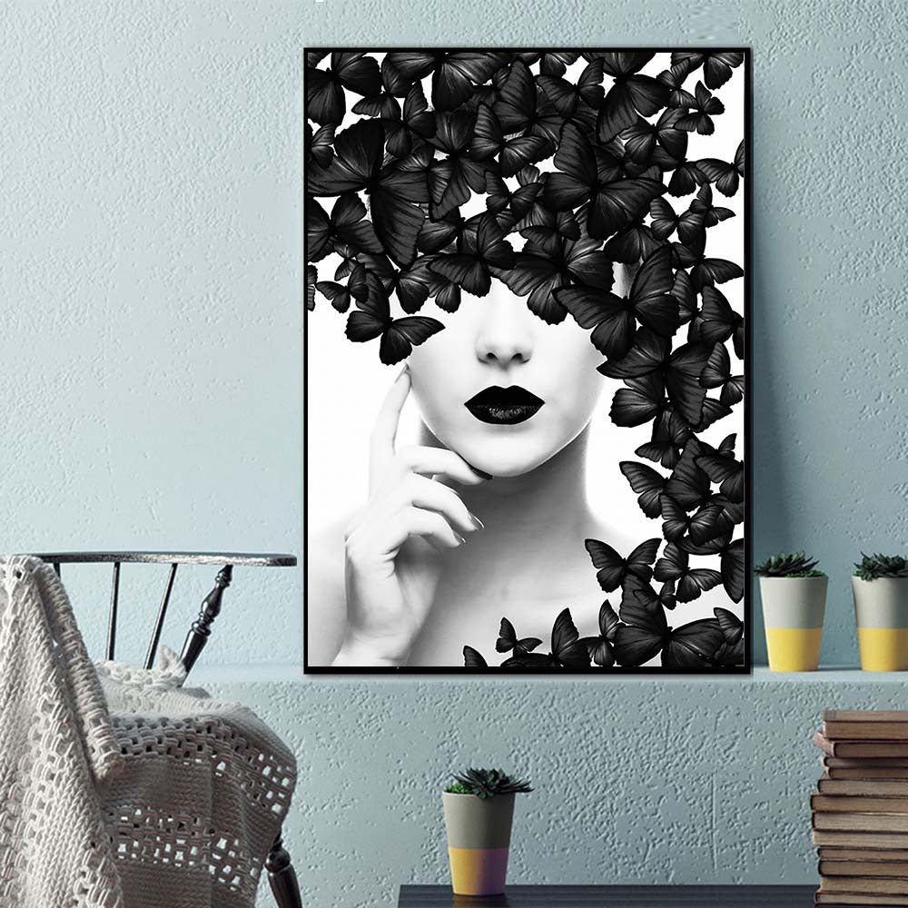 Midnight Flutters Canvas Print
