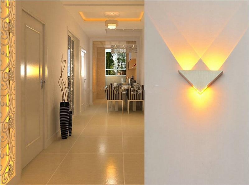 Modern LED Triangle Lampure Wall Sconce