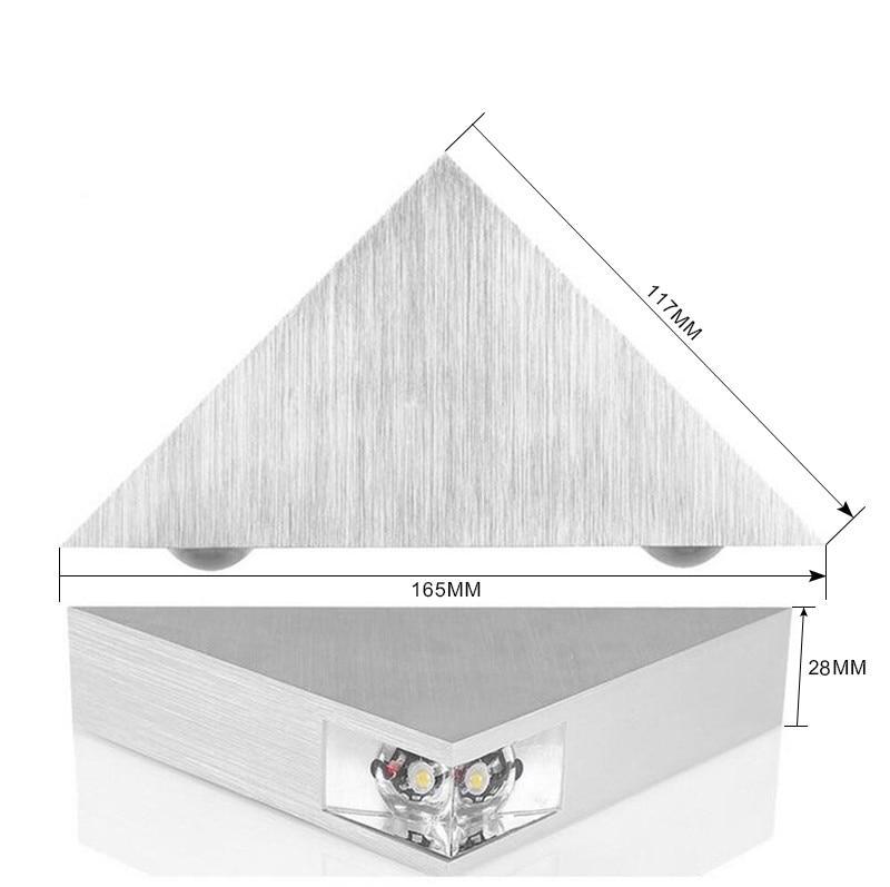 Modern LED Triangle Lampure Wall Sconce