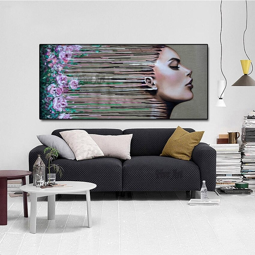 Moving Hand Painted Canvas