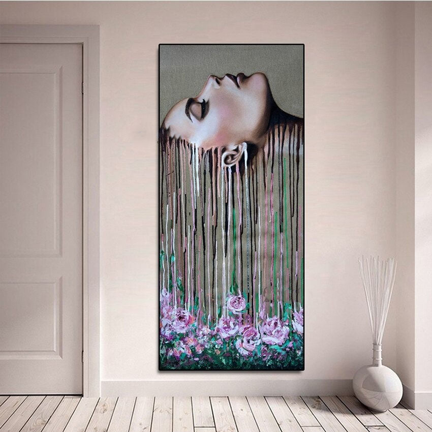 Moving Hand Painted Canvas