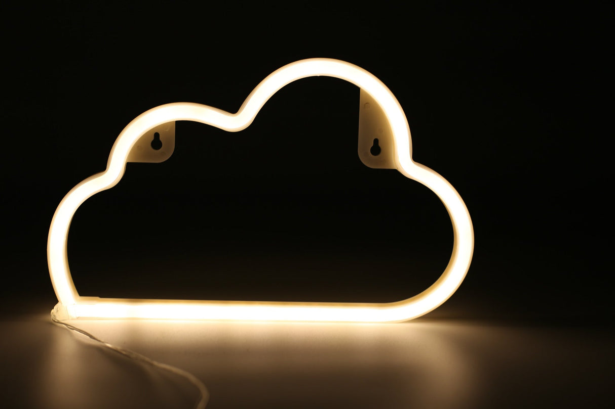 LED Neon Cloud Night Light Nursery Baby Girl Boy Gifts Kids Decor