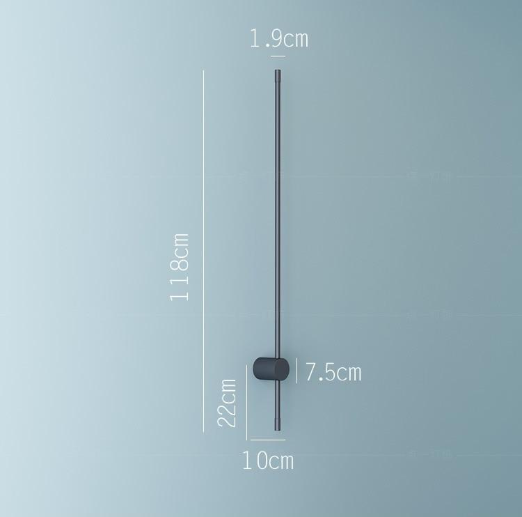 Nordic Minimalist Straight Stylish Wall Lamp