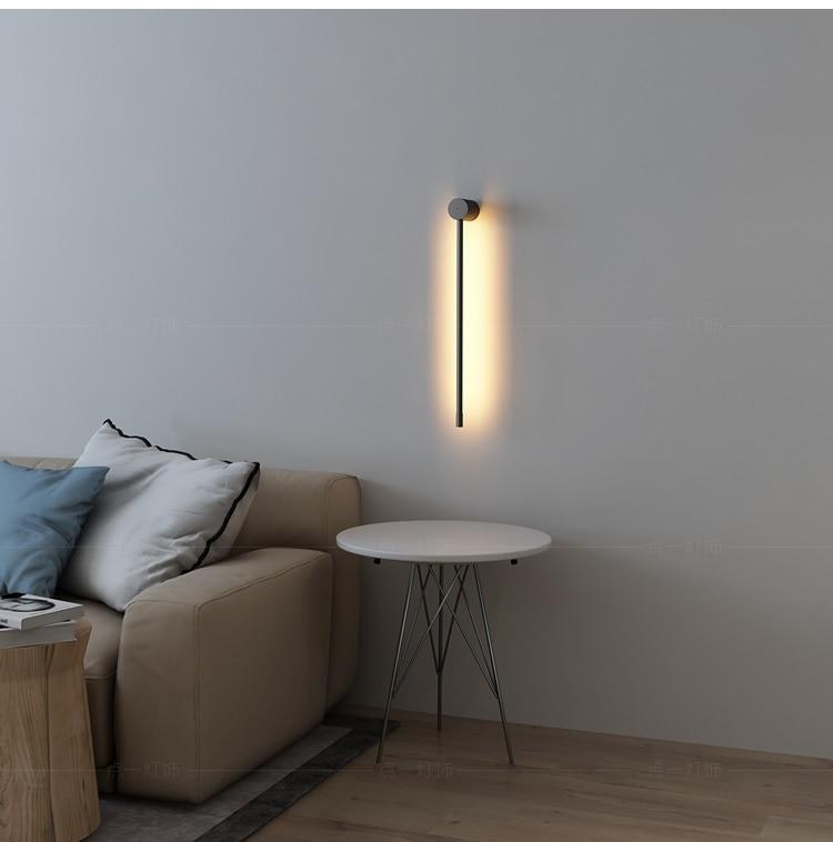 Nordic Minimalist Straight Stylish Wall Lamp