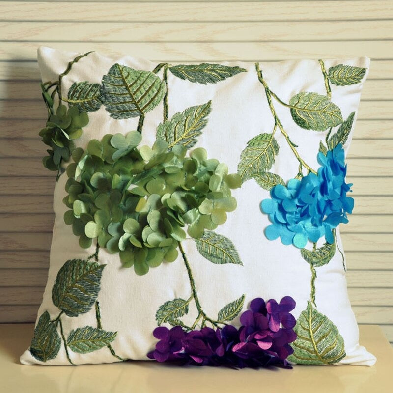 Pinot Embroidered Pillow Cover