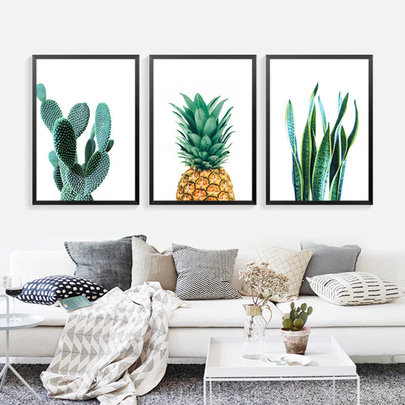 Cactus Pineapple Plant Wall Art Print