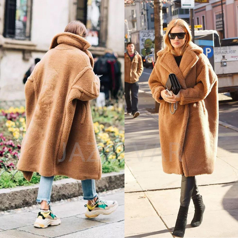 Teddy Bear Icon Parka X-Long Oversized Coat