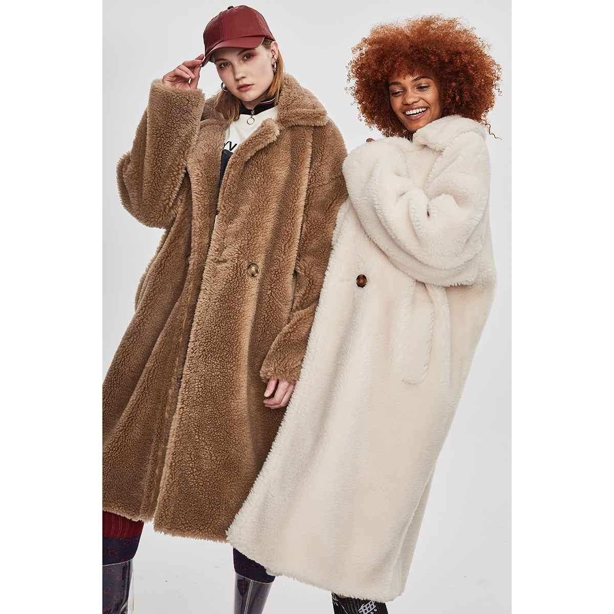 Teddy Bear Icon Parka X-Long Oversized Coat