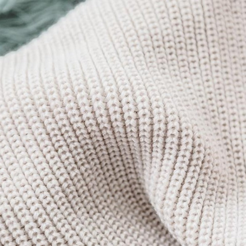 The Deluxe Tassel Knitted Pillow Cover