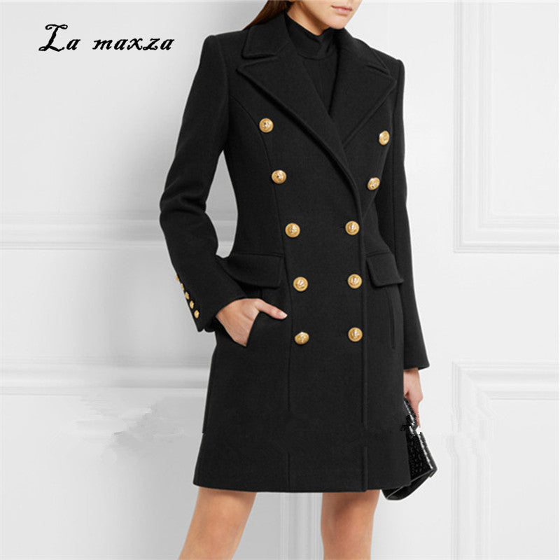 Vintage Elegant Clothes Long Coat