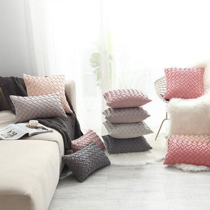 The Basketweave Pillow Cover