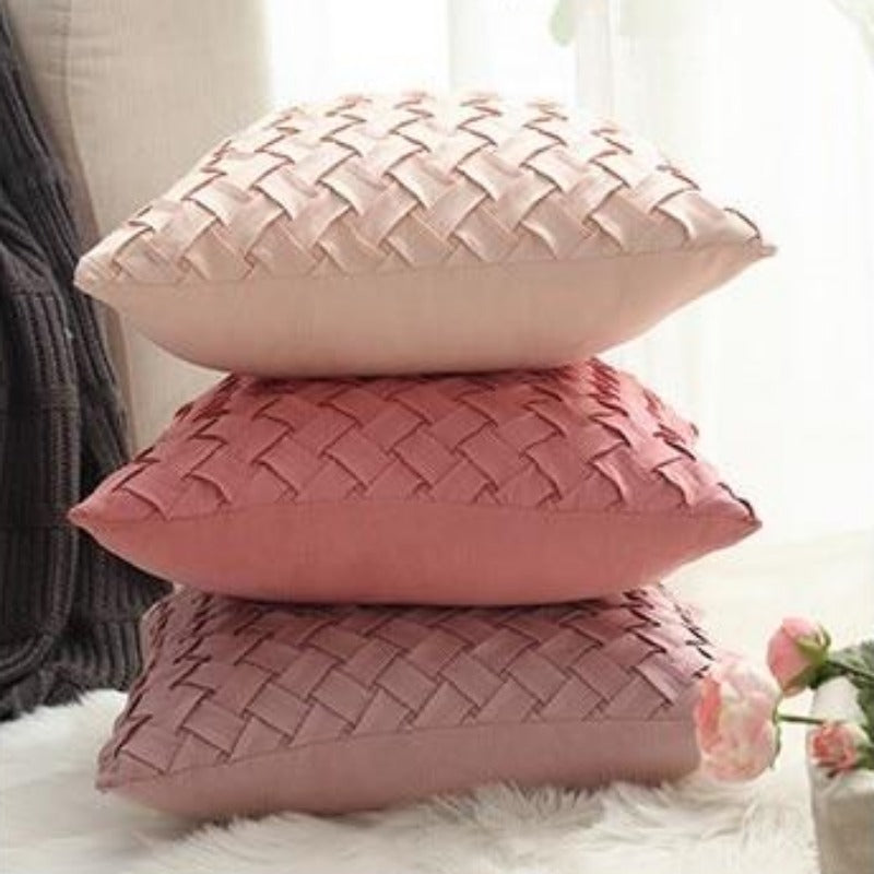 The Basketweave Pillow Cover