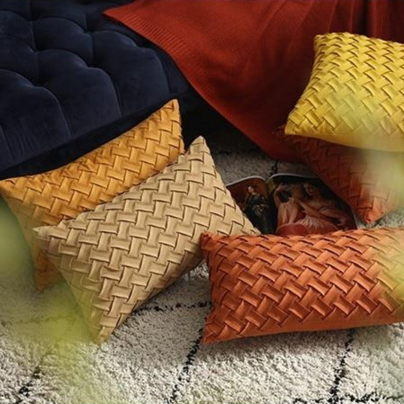 The Basketweave Pillow Cover