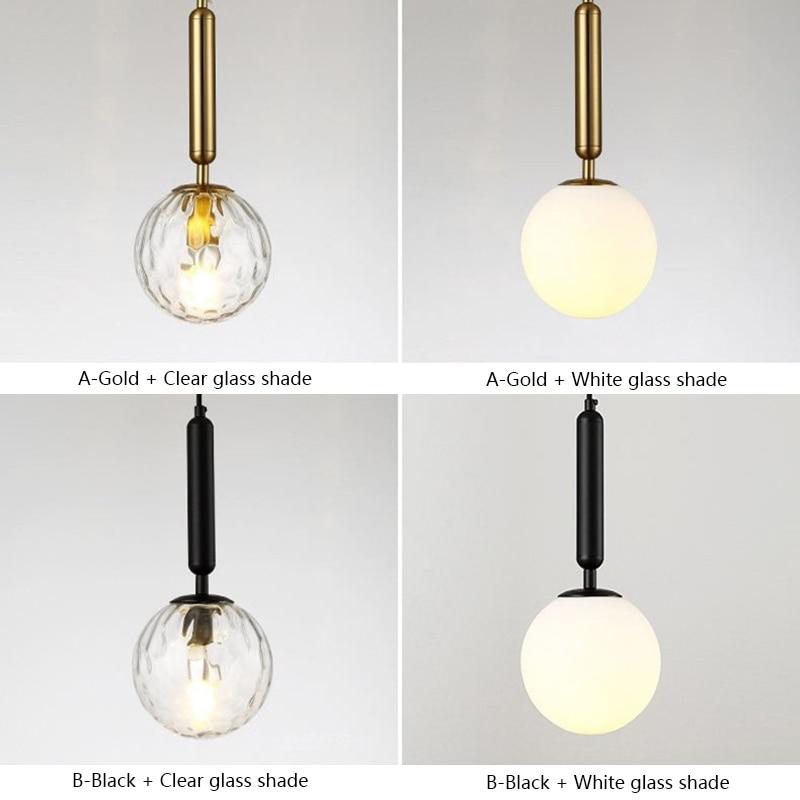 Scandinavian - Modern Glass Ball Wall Lamp