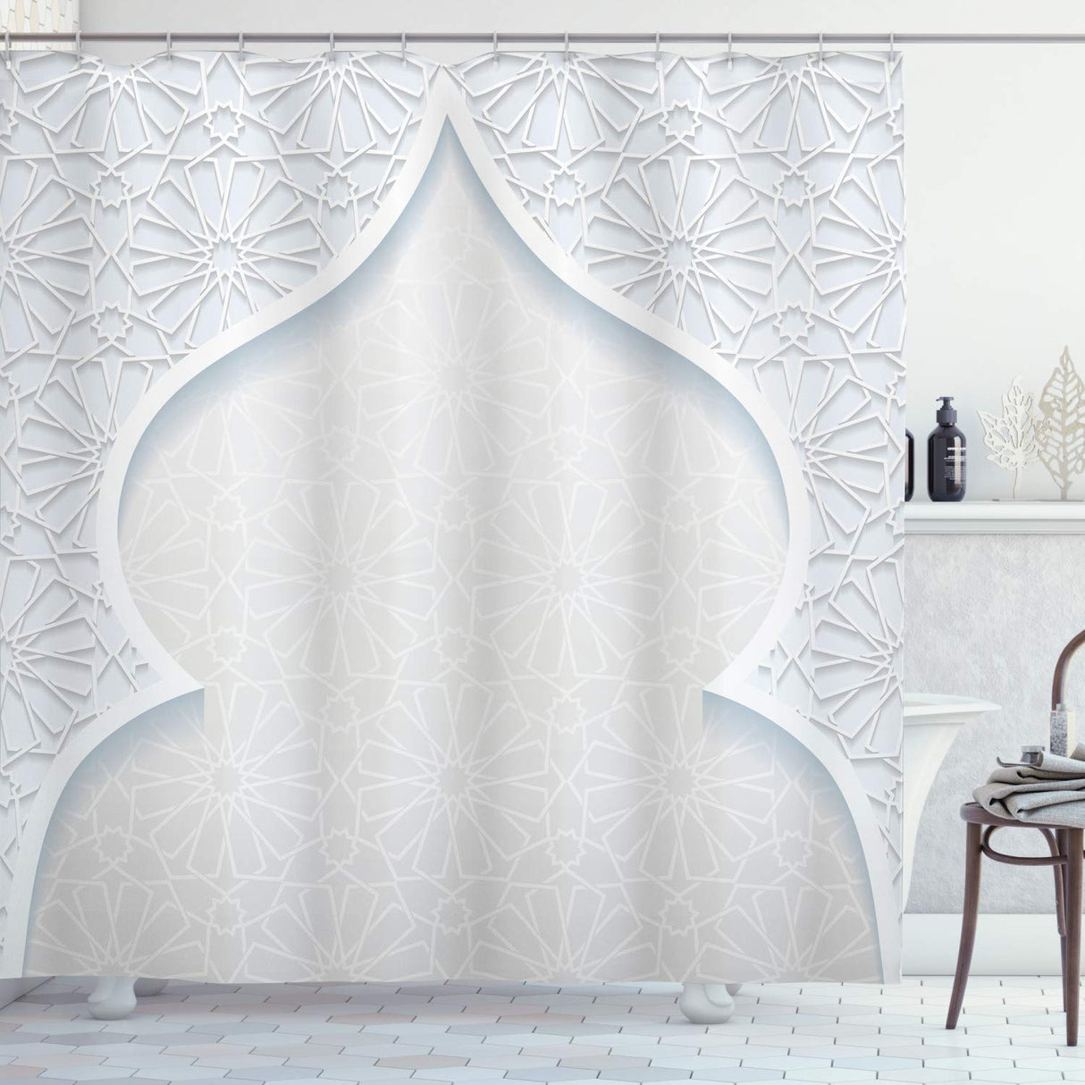 Tangiers Moroccan Arch Shower Curtain