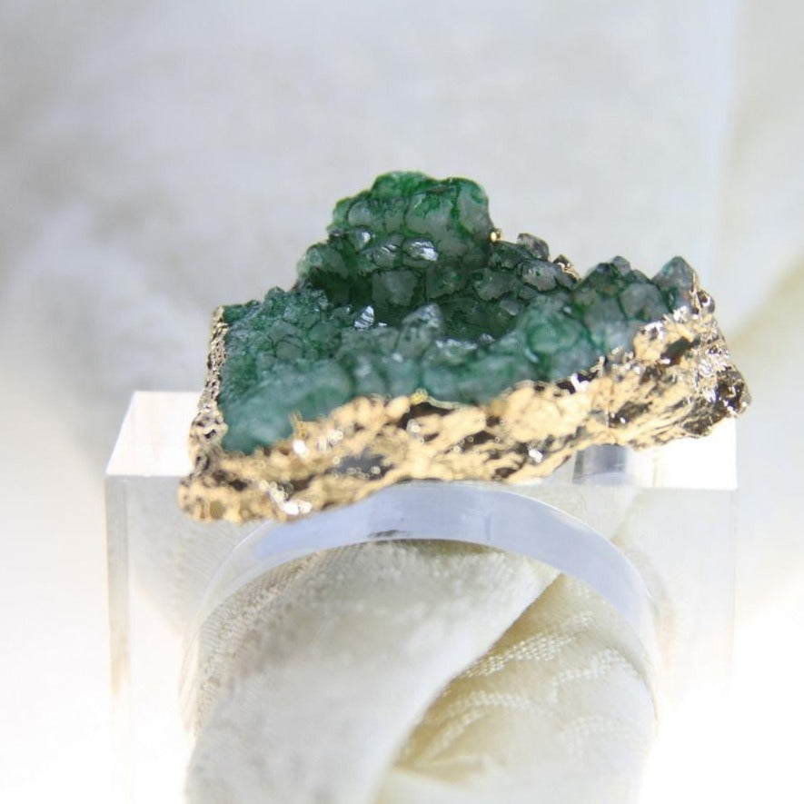 Elana Crystal Stone Napkin Rings Set