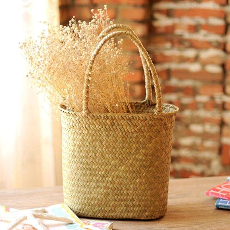 Bibi Wicker Tote