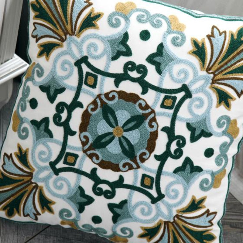 The Persis Embroidered Pillow Cover Collection