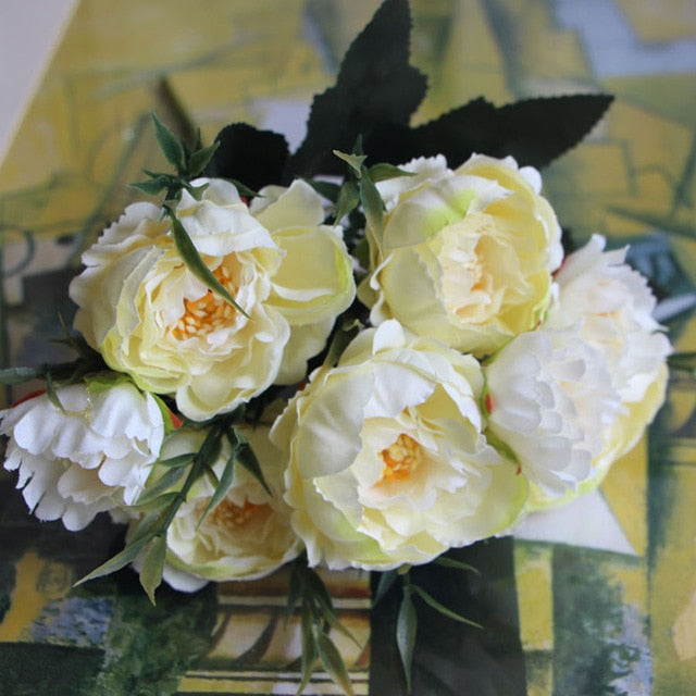 Paulette Faux Peony Bouquet