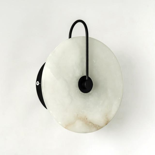 Lua - Marble Circular Wall Light