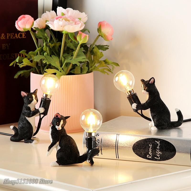 Modern Cat Table Lamp