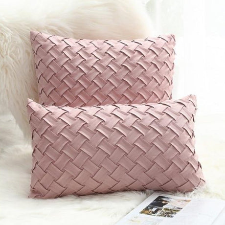 The Basketweave Pillow Cover