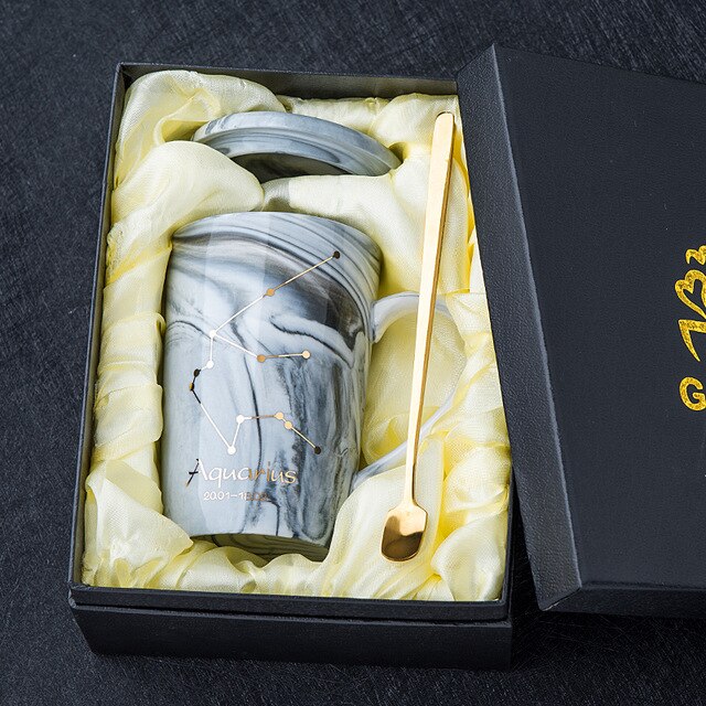 Aurora Constellation Mug and Spoon Set