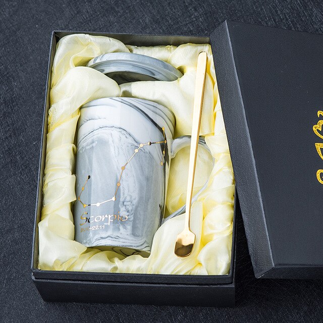 Aurora Constellation Mug and Spoon Set