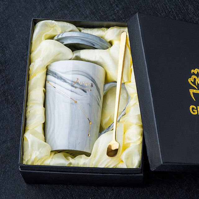 Aurora Constellation Mug and Spoon Set